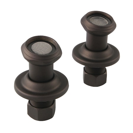 Kingston Brass CAU4105 Tub Mount Couplers, Oil Rubbed Bronze CAU4105